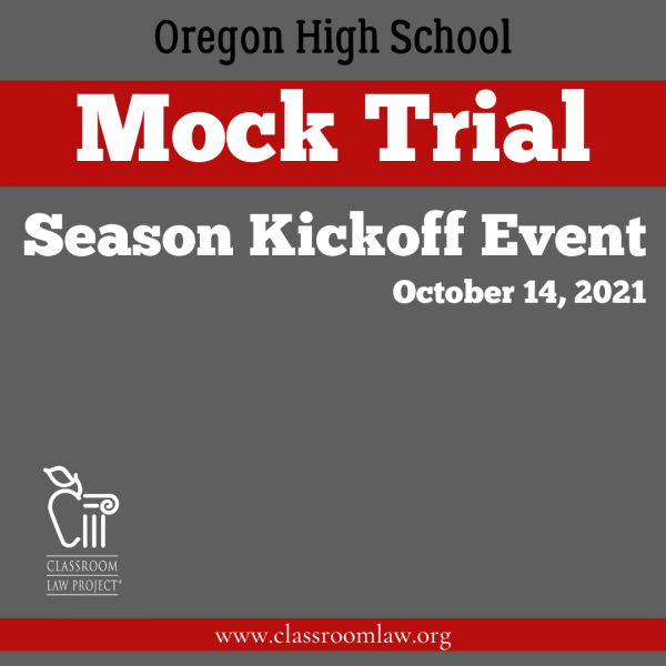Mock Trial Kickoff