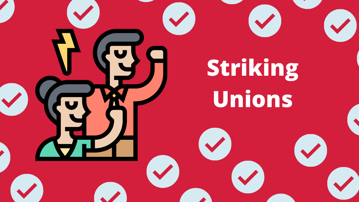 Current Events Striking Unions Civics Learning Project