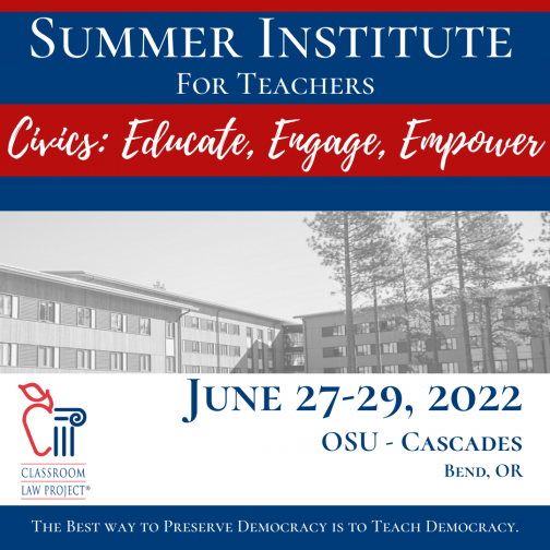 Summer Institute for Teachers Civics Learning Project