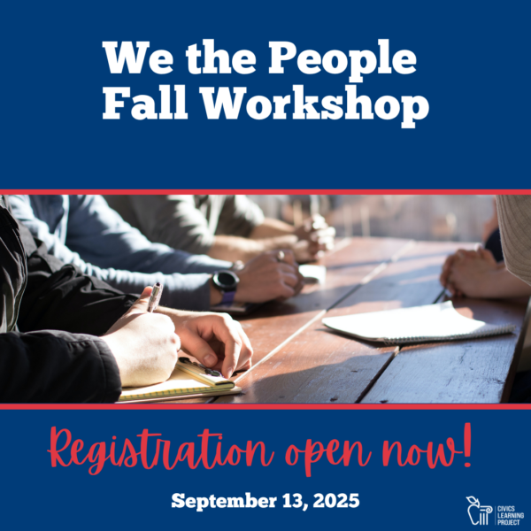 We the People Fall Workshop Registration